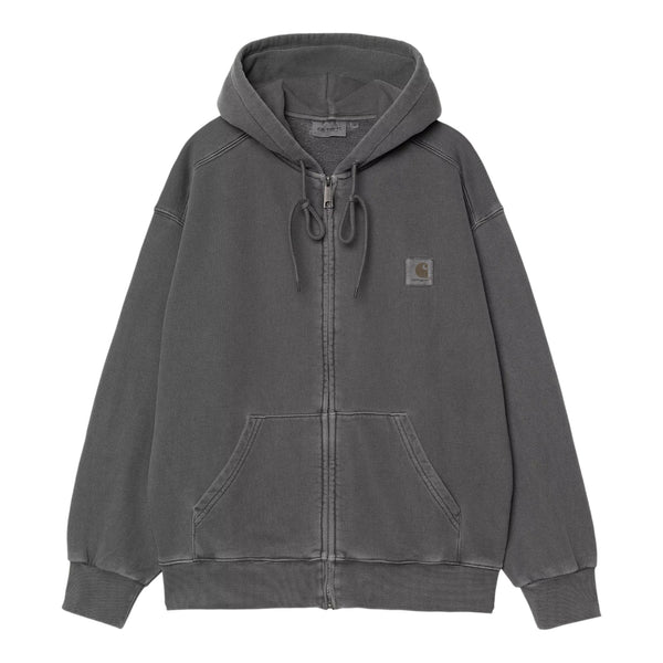 Carhartt Wip Hooded Nelson Jacket - Graphite Garment Dyed Francis Concept