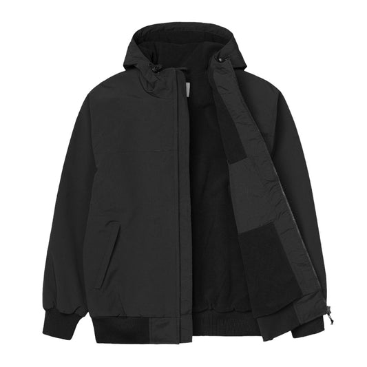 Carhartt Wip Hooded Sail Jacket - Black / White Francis Concept