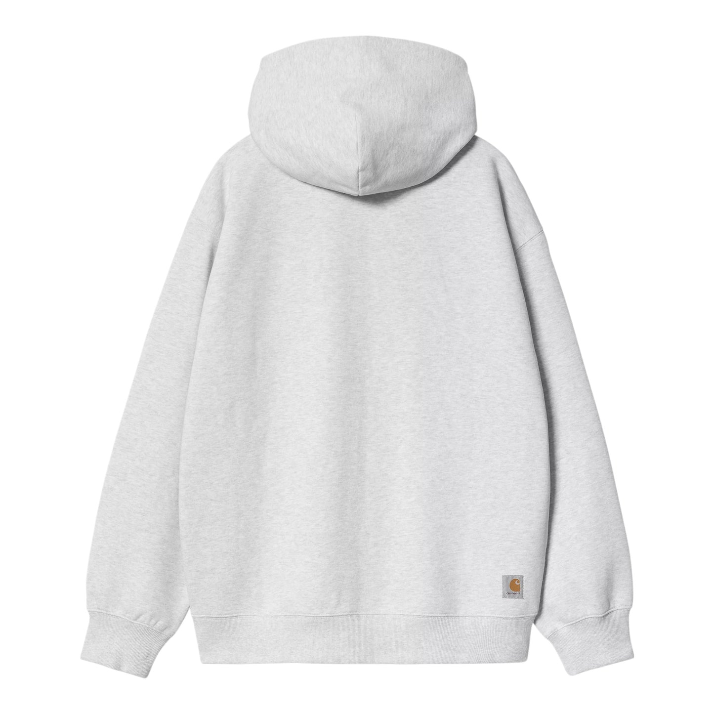 Carhartt Wip Hooded WIP Sweat Jacket - Ash Heather Stone Washed