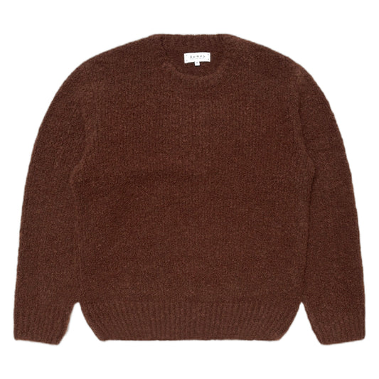 Maglione Edwin Dun Textured Sweater - Rum Raisin