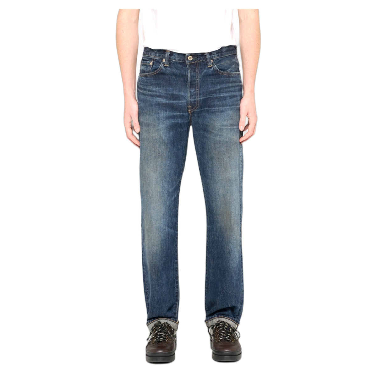 Jeans Edwin Regular Straight Japan - Blue Dark Used
