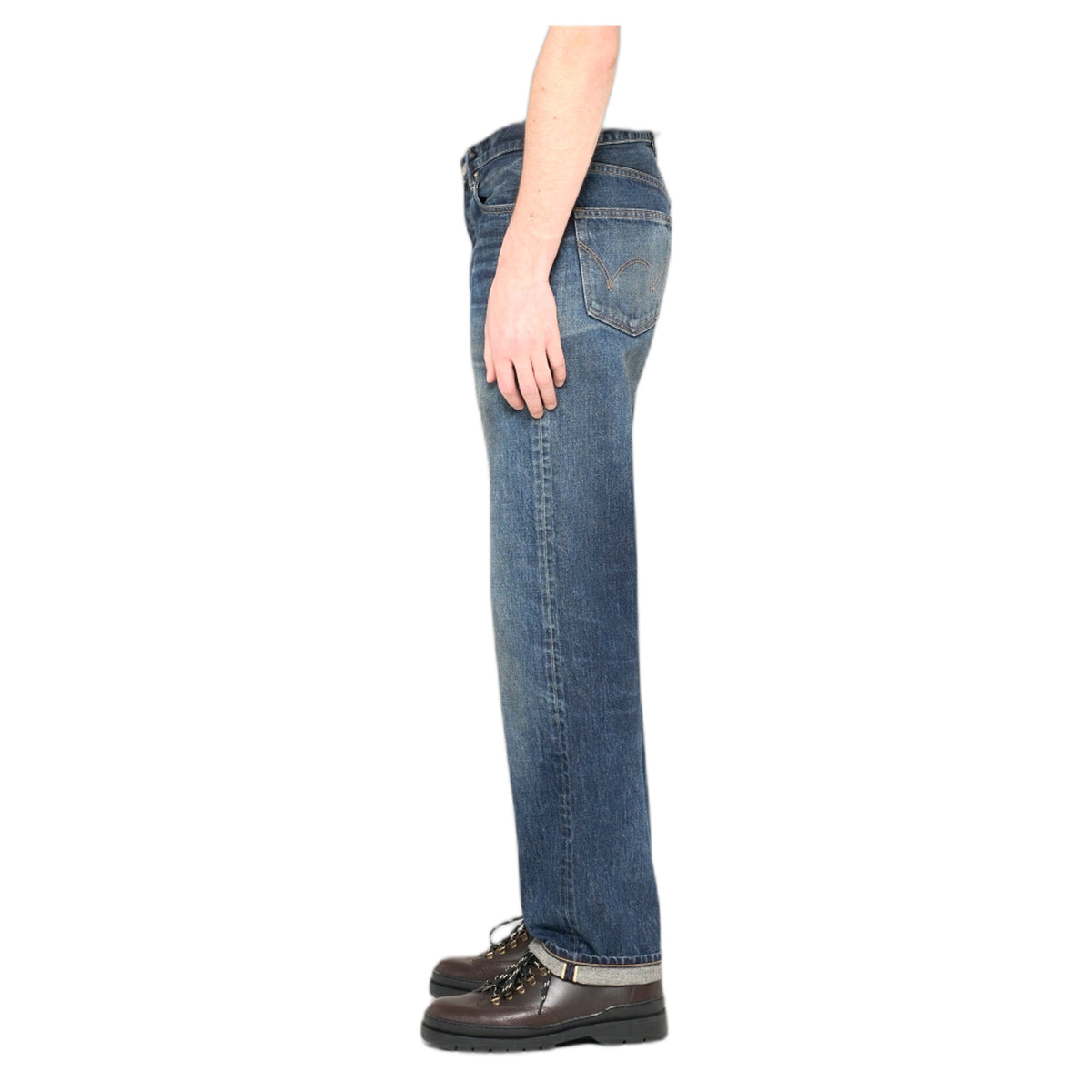 Jeans Edwin Regular Straight Japan - Blue Dark Used