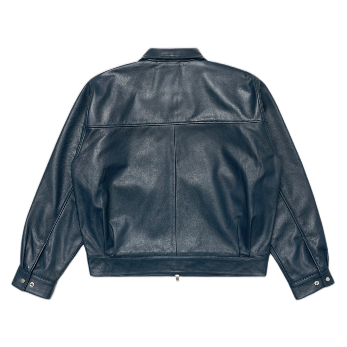Giacca Edwin In Pelle Dogma Jacket - Dark Navy
