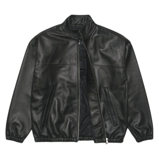 Giacca Edwin In Pelle Fury Jacket - Black
