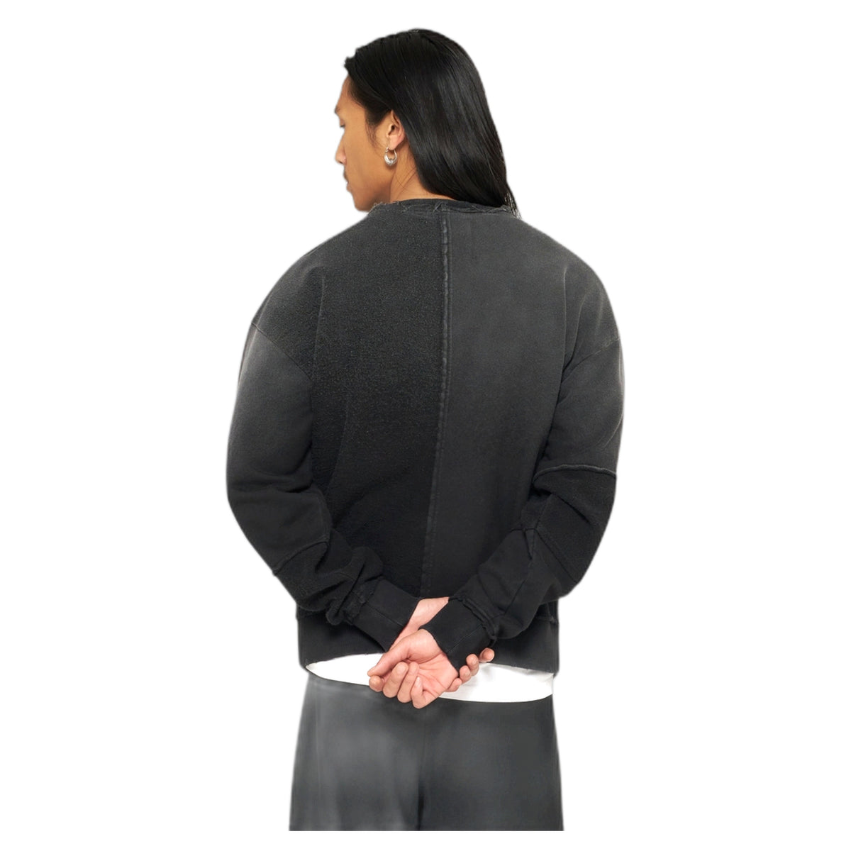 Felpa Edwin Bluff Sweat - Black