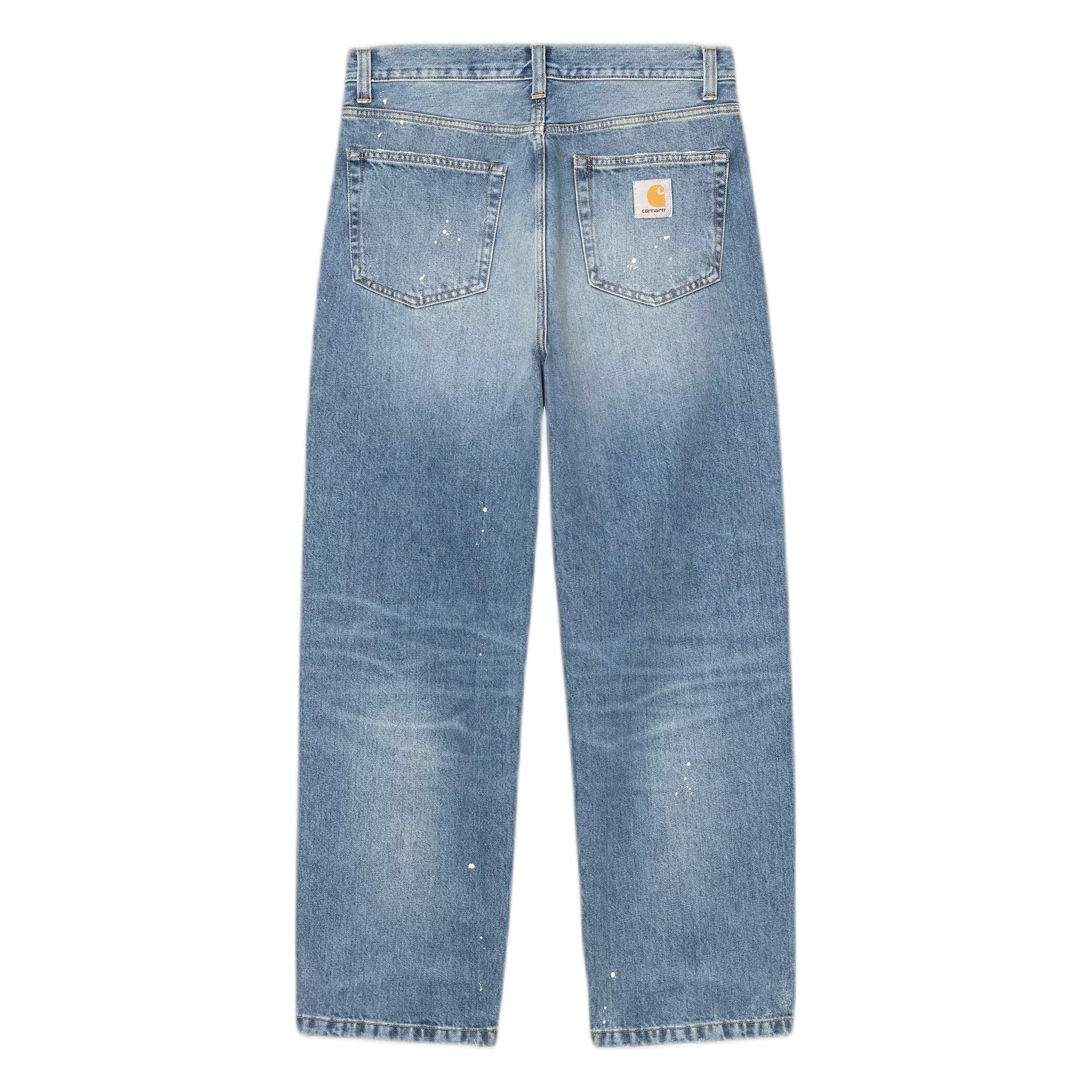 Jeans Carhartt Wip Landon Pant - Blue destroy wash, splatter