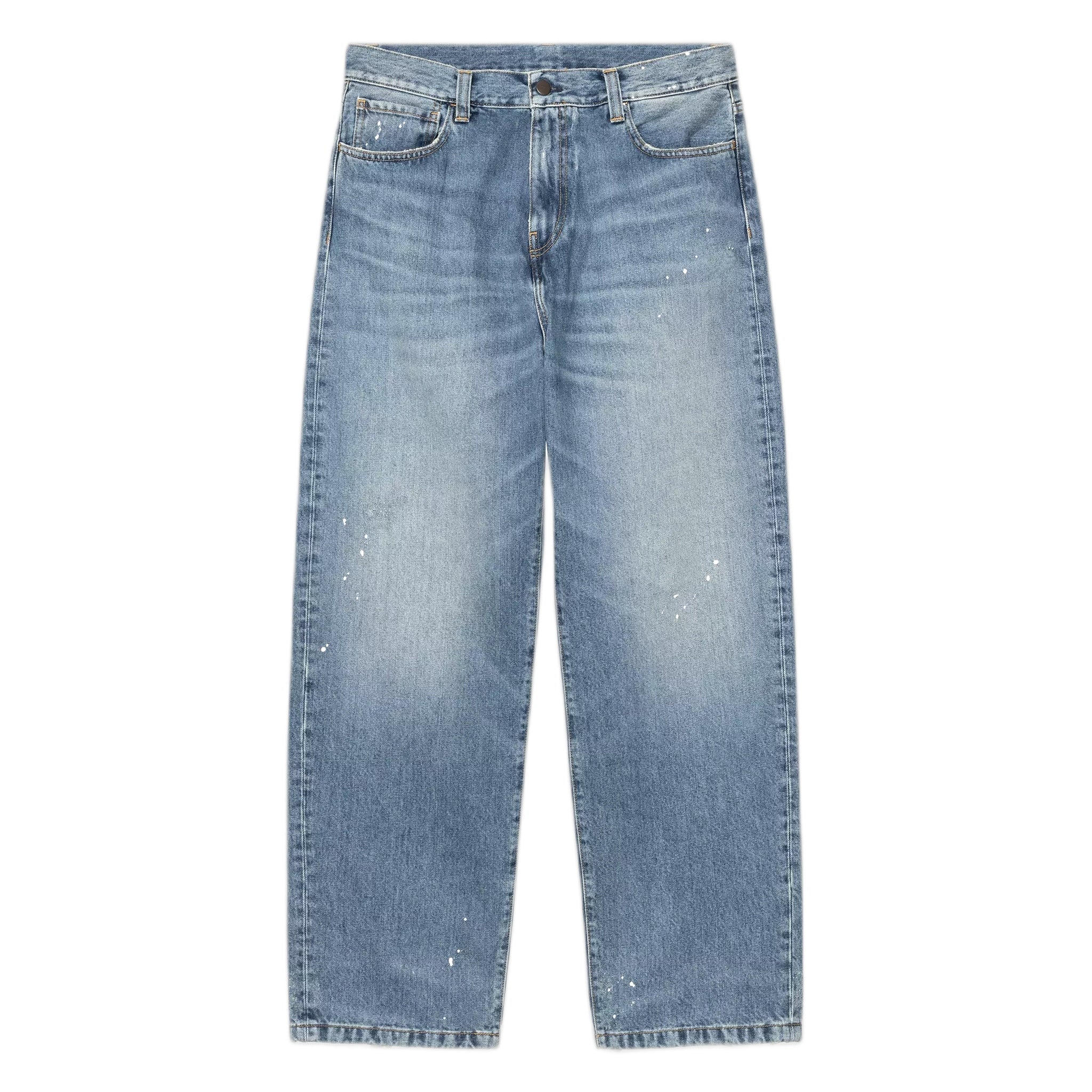 Jeans Carhartt Wip Landon Pant - Blue destroy wash, splatter