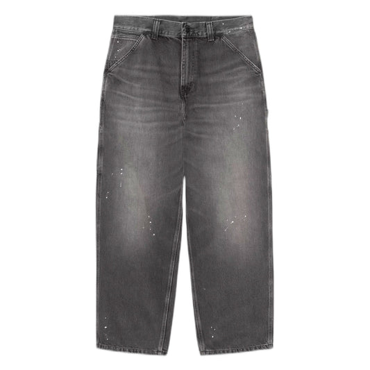 Jeans Carhartt Wip OG Single Knee Pant - Black destroy wash, splatter