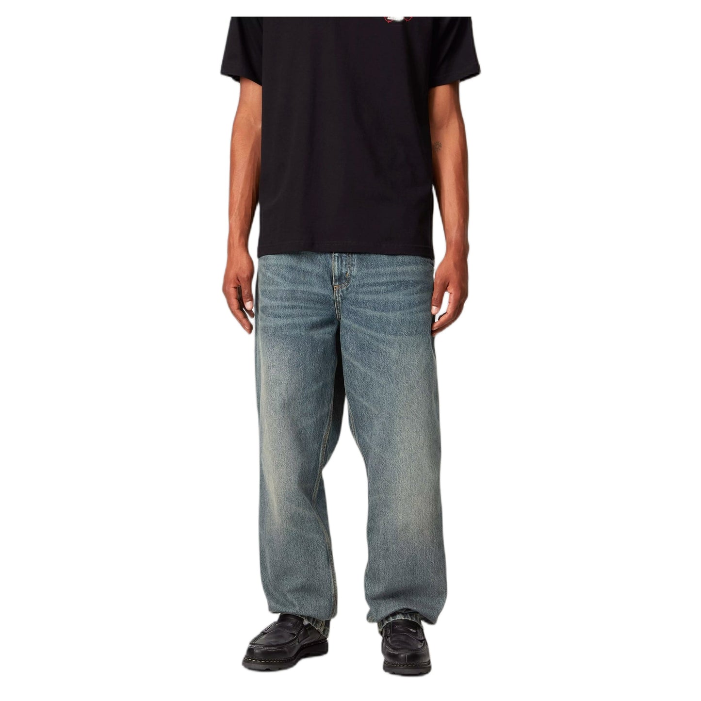 Jeans Carhartt Wip Single Knee Pant - Blue Worn Used Wash - Jeans di Carhartt Wip | Francis Concept