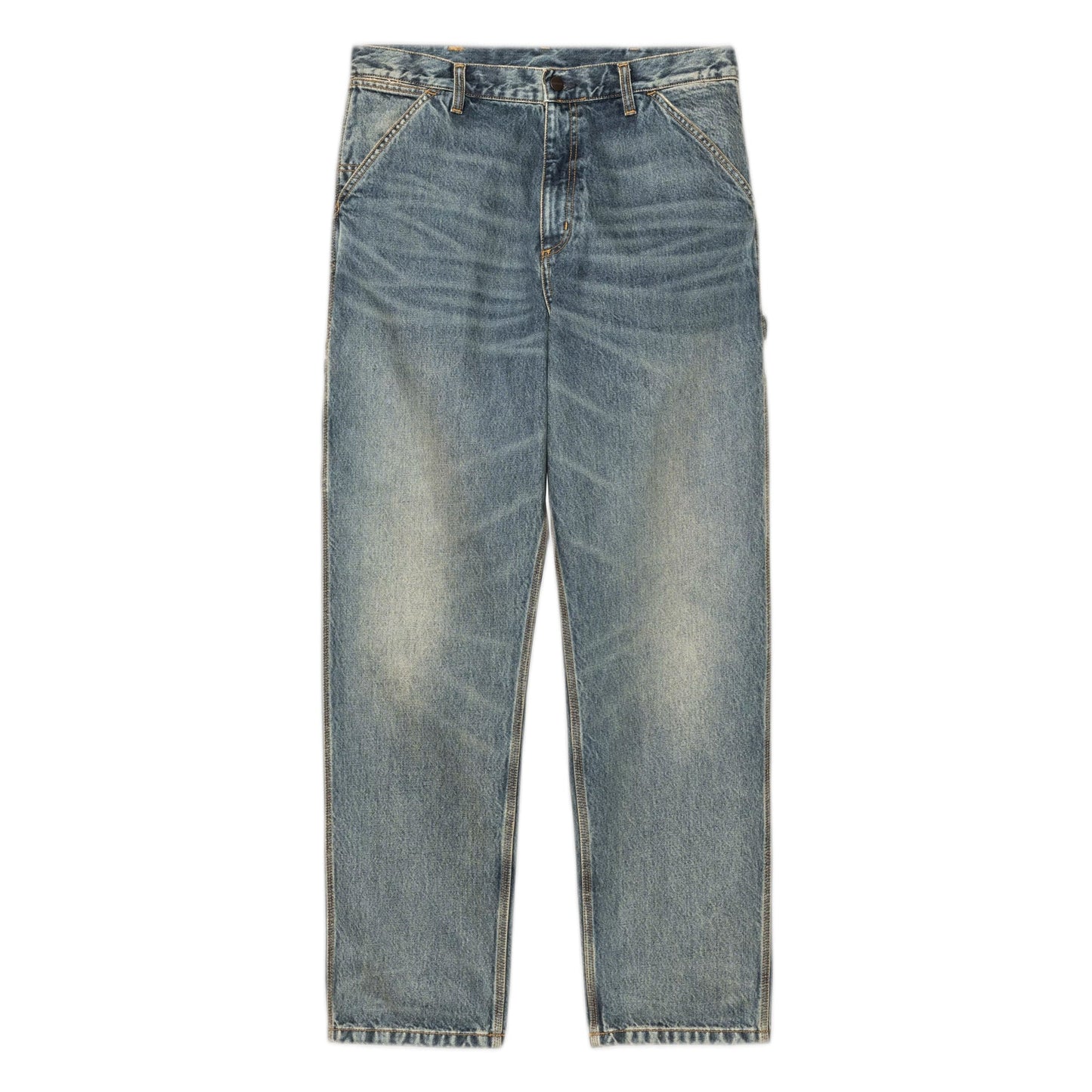 Jeans Carhartt Wip Single Knee Pant - Blue Worn Used Wash - Jeans di Carhartt Wip | Francis Concept