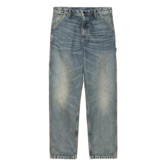 Jeans Carhartt Wip Single Knee Pant - Blue Worn Used Wash - Jeans di Carhartt Wip | Francis Concept