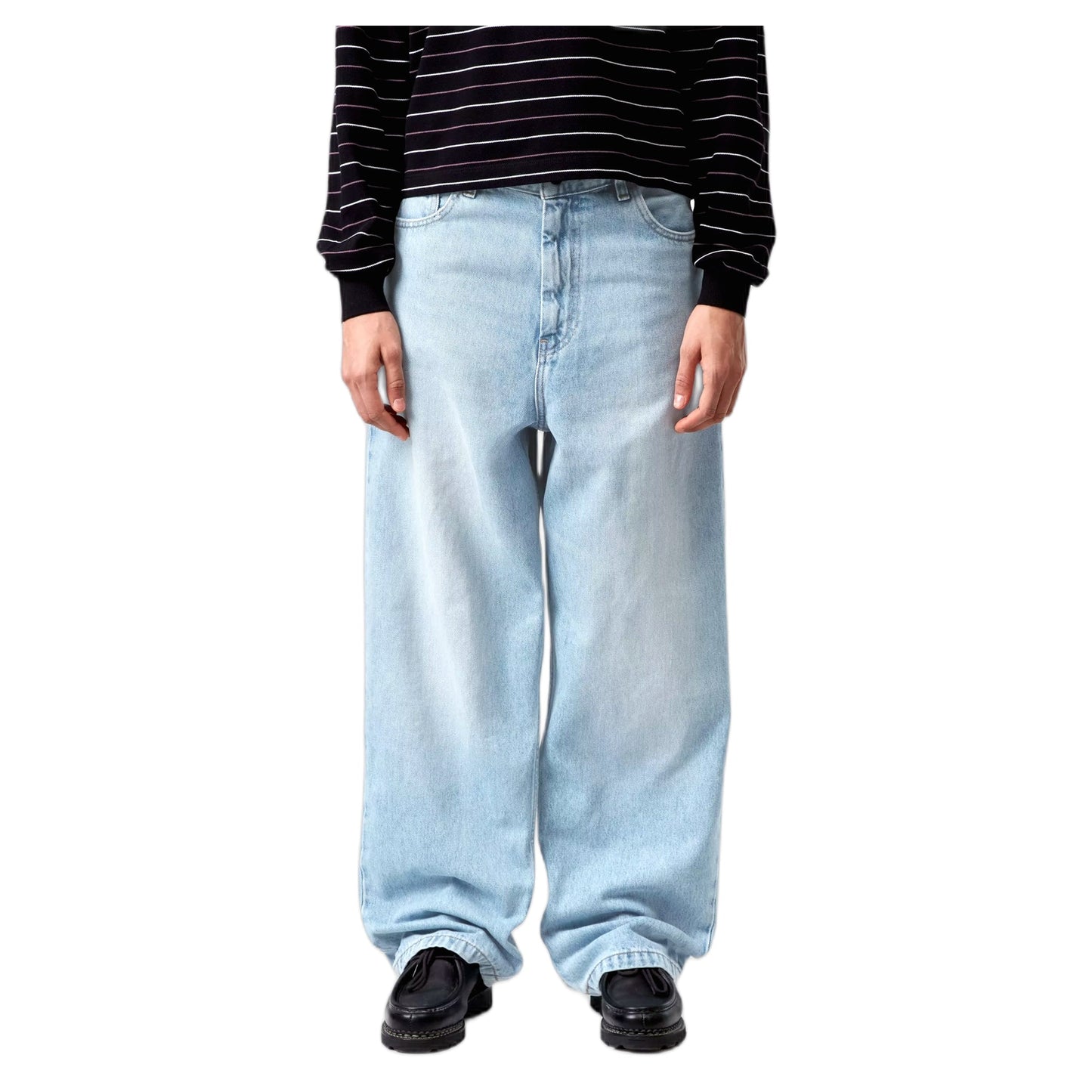 Jeans Carhartt Wip W' Brandon Pant - Blue Heavy Worn Bleached - Pantaloni di Carhartt Wip | Francis Concept