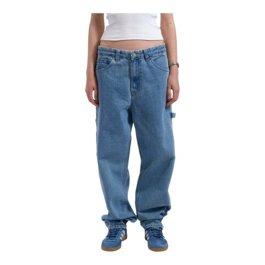 Jeans Donna Dr Denim Faye Worker - Stream Sky Retro Contrast - Jeans di Dr.Denim | Francis Concept
