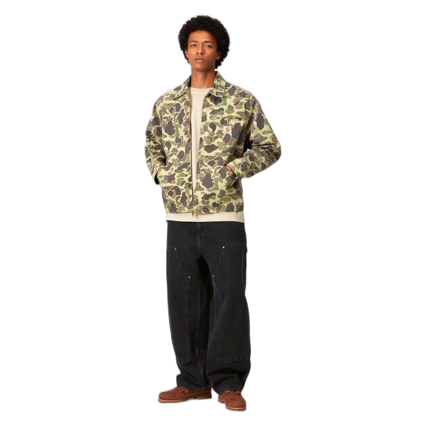 Jeans Nash Double Knee Pant - Black Stone Washed - Pantaloni di Carhartt Wip | Francis Concept