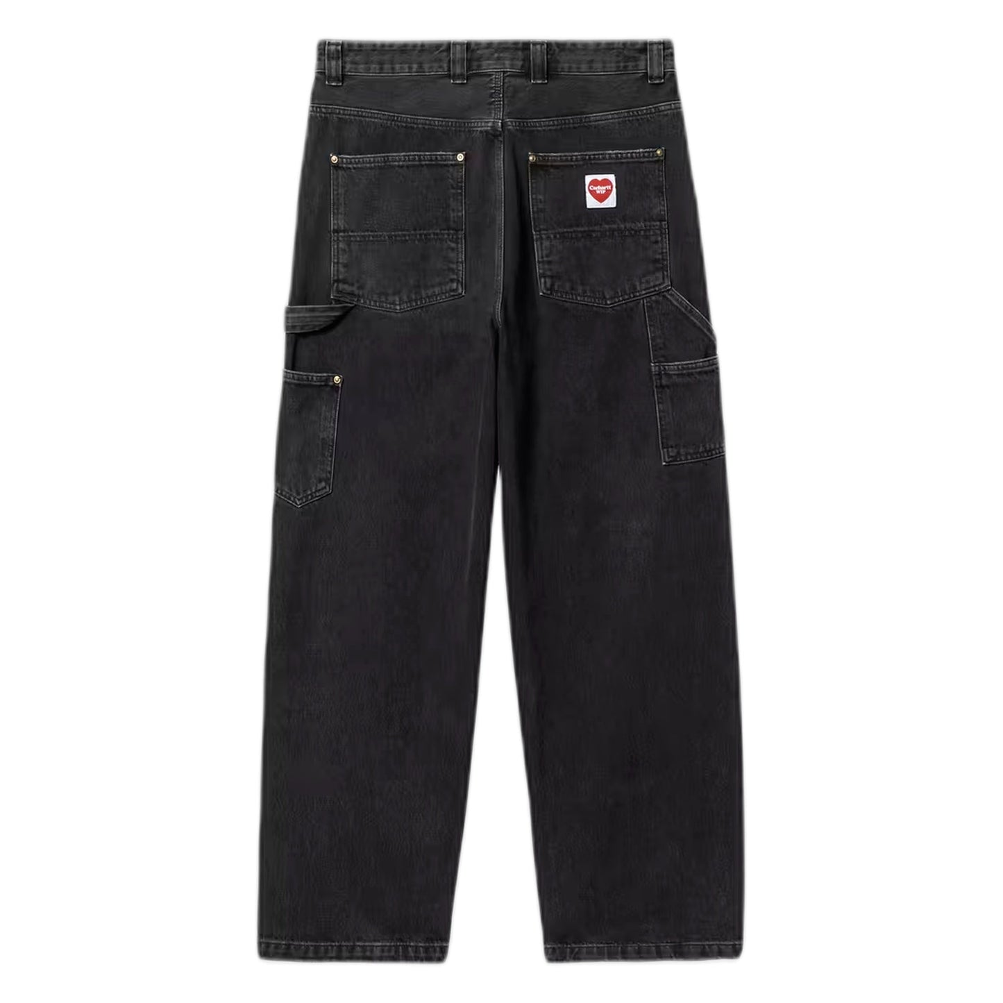 Jeans Nash Double Knee Pant - Black Stone Washed - Pantaloni di Carhartt Wip | Francis Concept