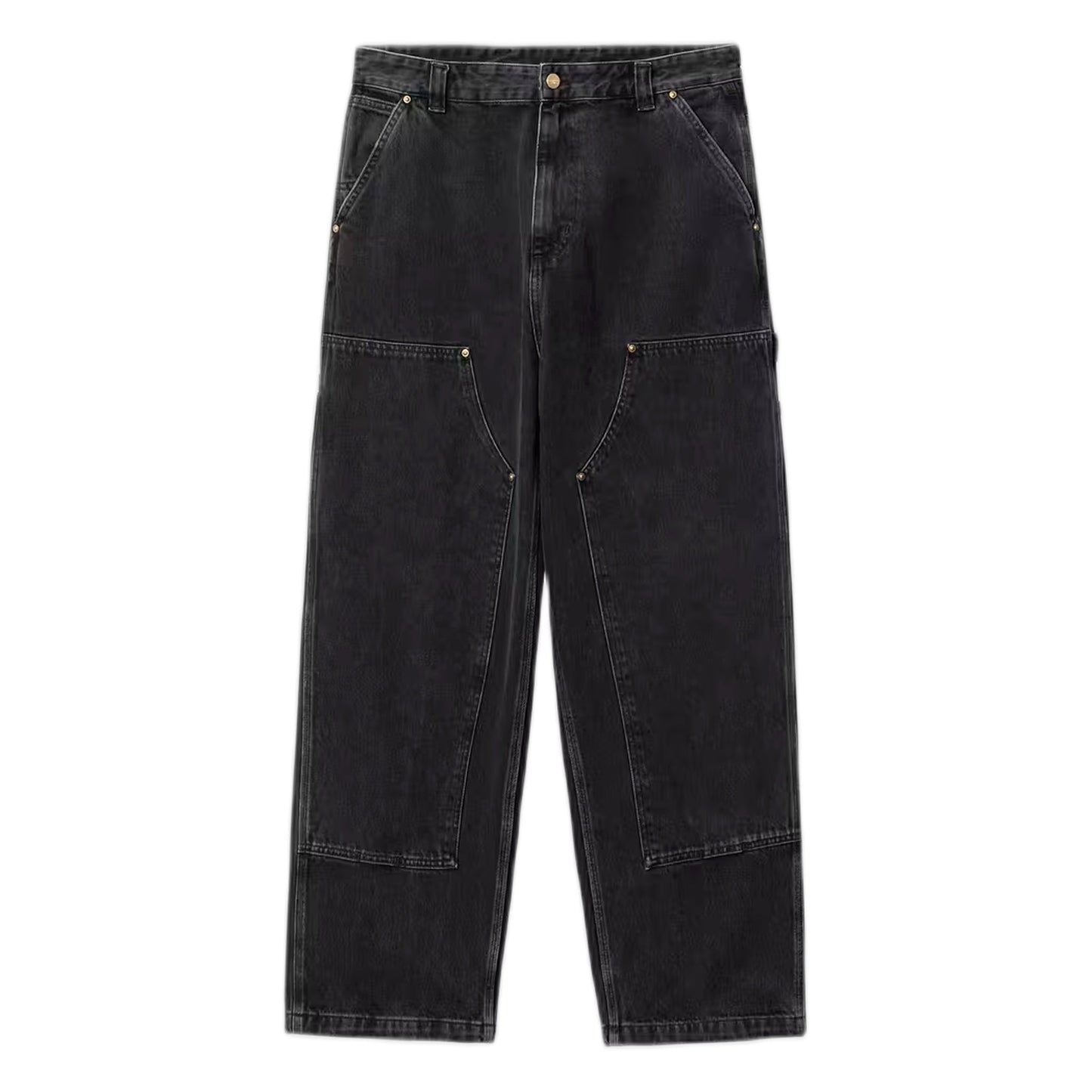 Jeans Nash Double Knee Pant - Black Stone Washed - Pantaloni di Carhartt Wip | Francis Concept