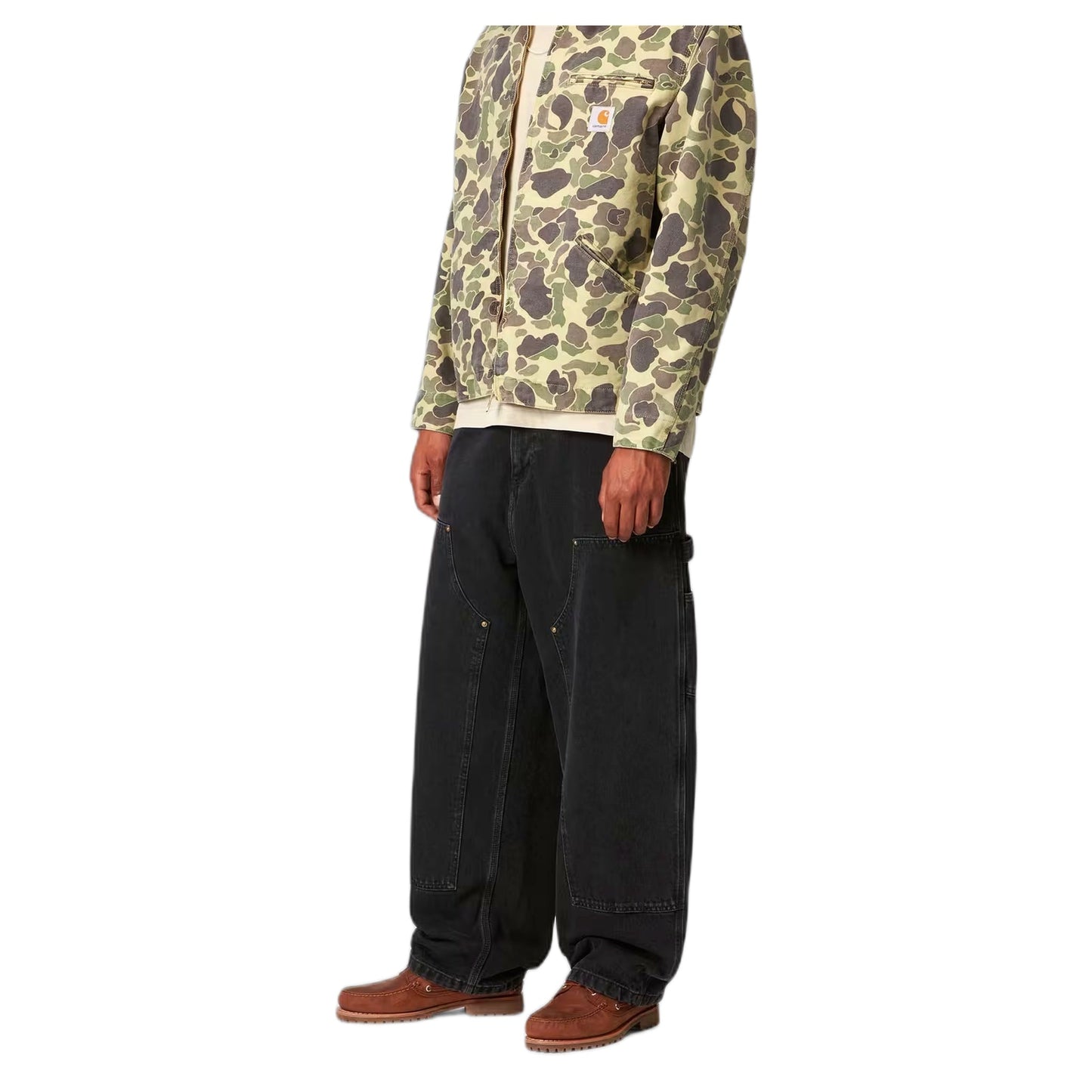 Jeans Nash Double Knee Pant - Black Stone Washed - Pantaloni di Carhartt Wip | Francis Concept