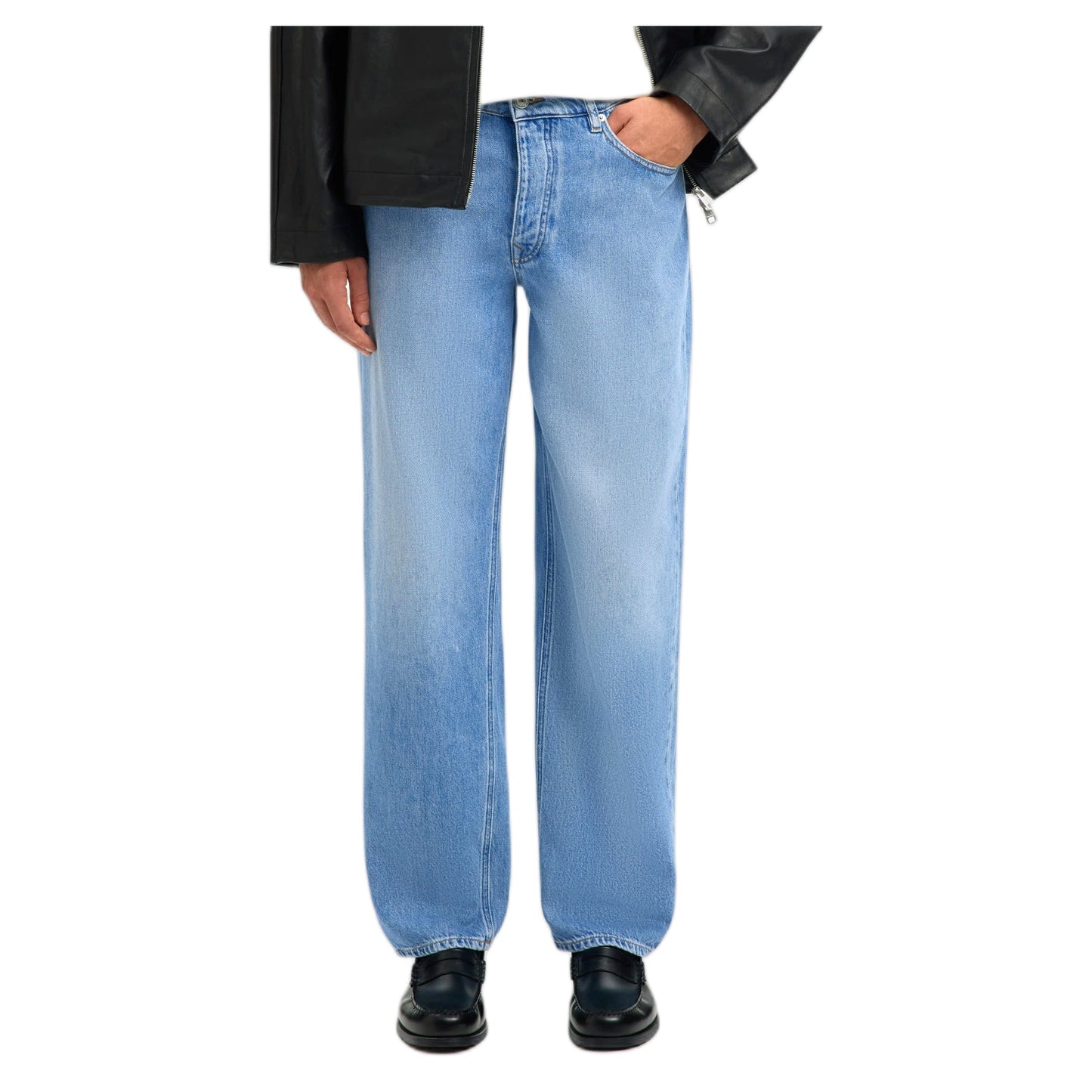 Jeans Selected Homme 220 Loose Ben Kori jeans - Light Blue Denim