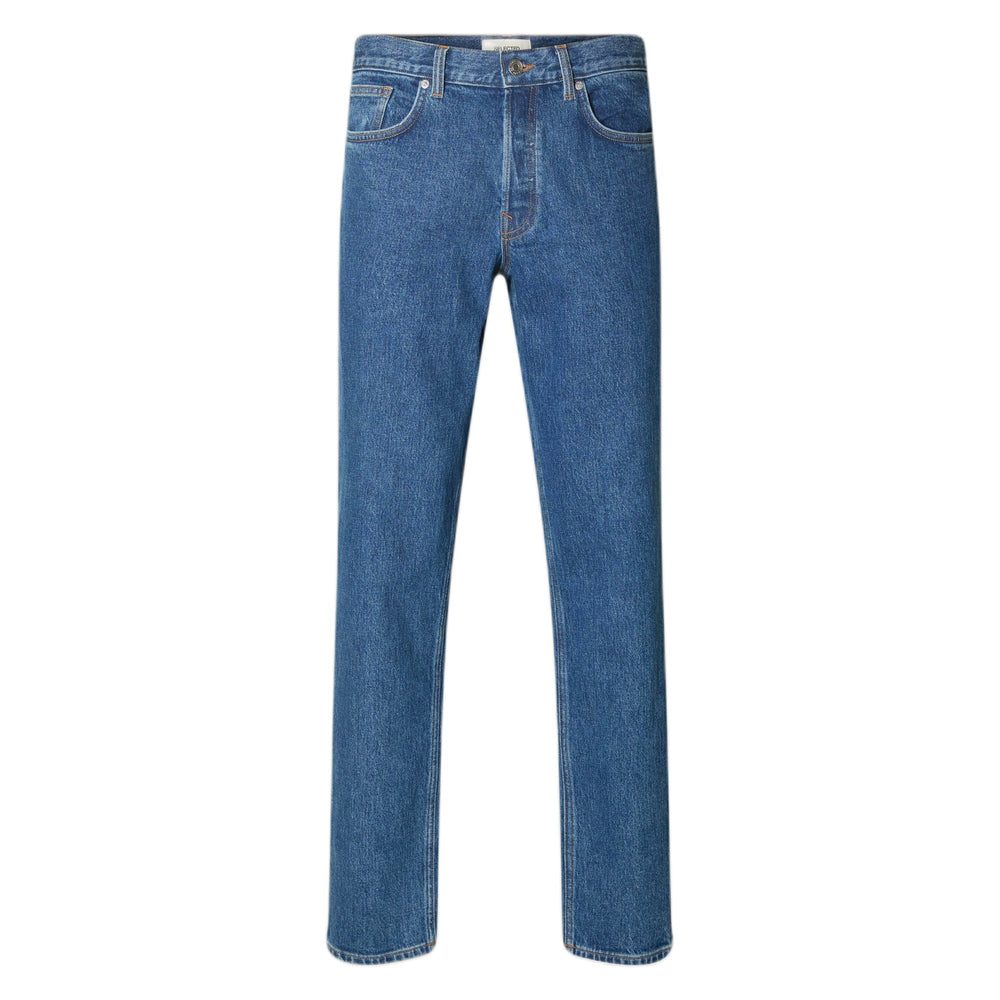Jeans Selected Homme Regular Tapered Ben Kori - Medium Blue Denim - Pantaloni di Selected Homme | Francis Concept