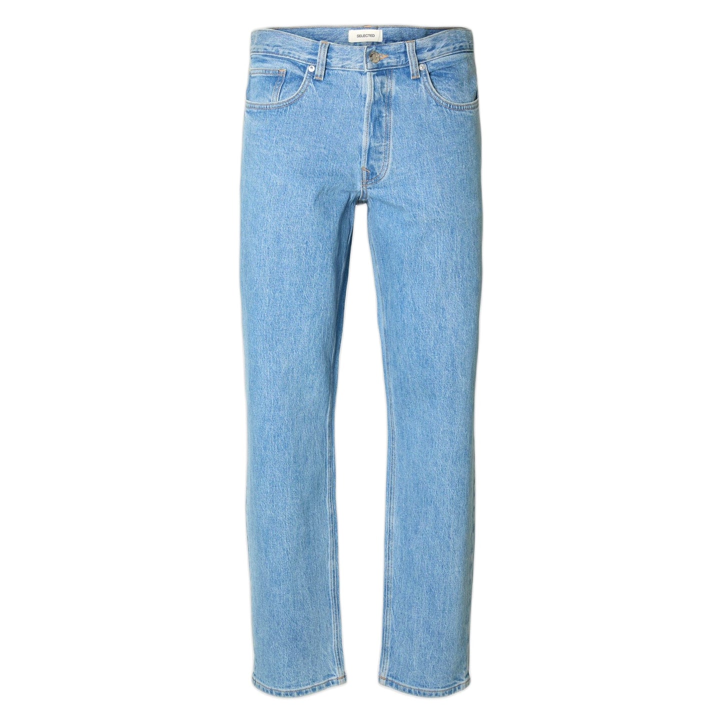 Jeans Selected Homme Regular Tapered - Light Blue Denim - Pantaloni di Selected Homme | Francis Concept