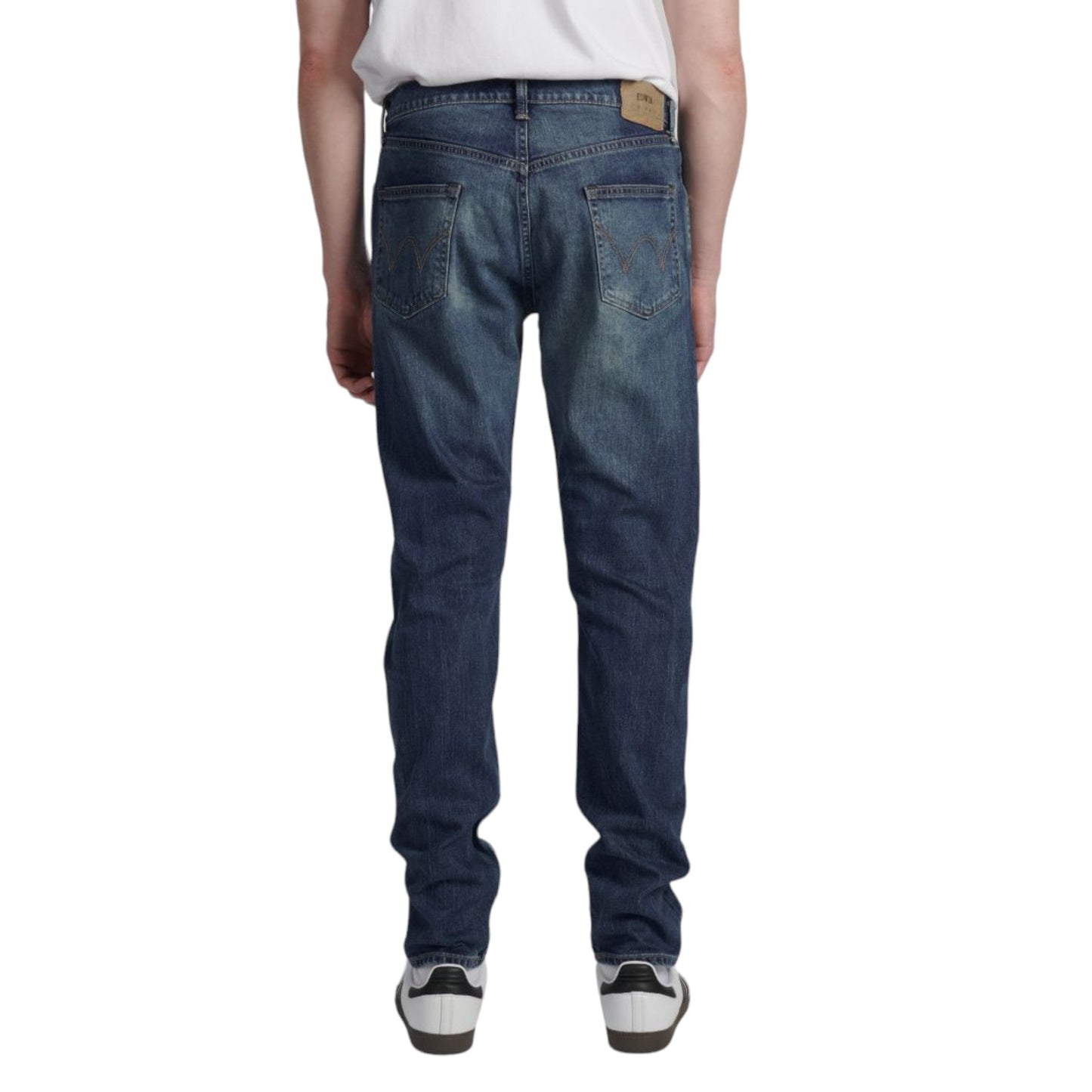 Jeans Uomo Edwin Slim Tapared - Blu Light Used - Pantaloni di Edwin | Francis Concept