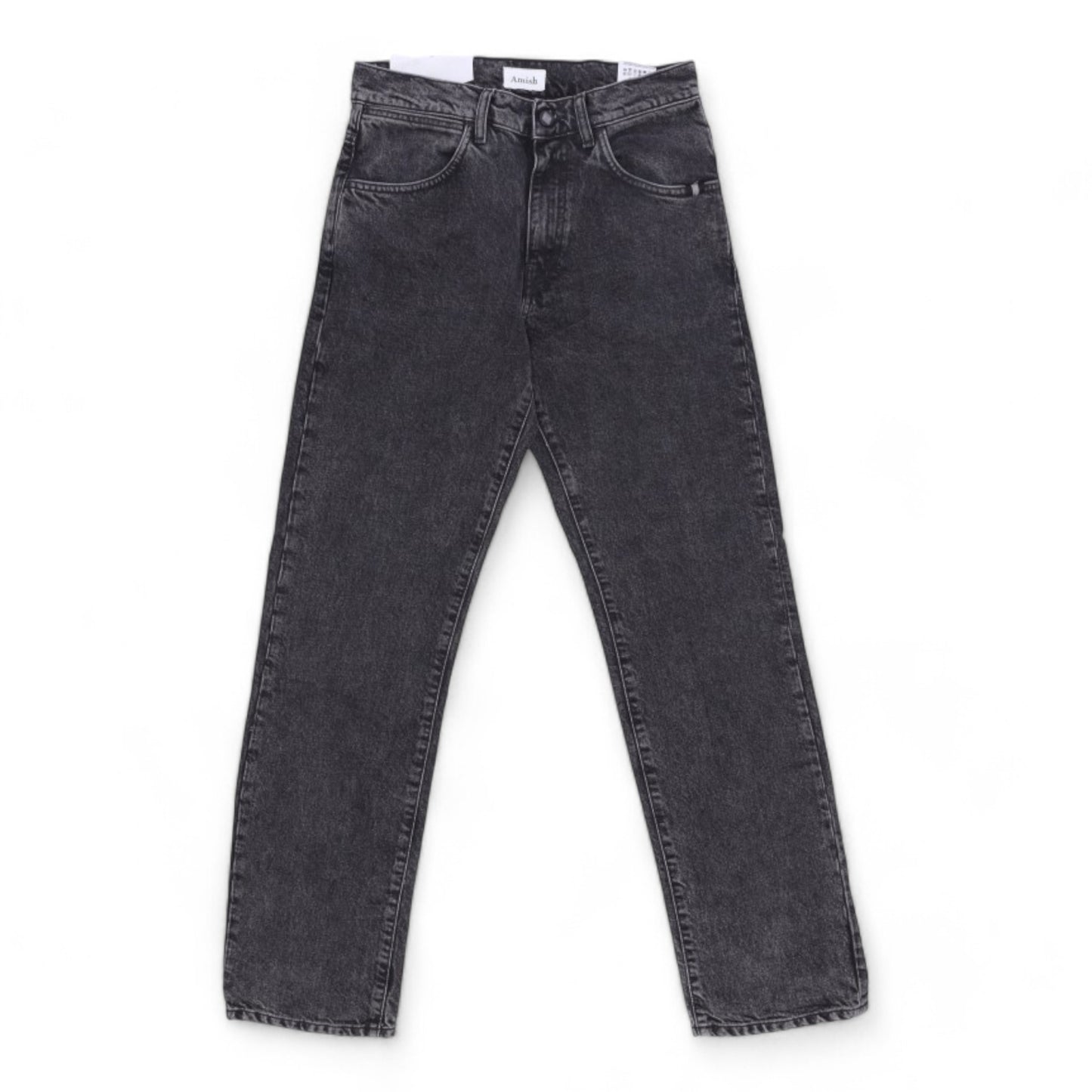 Jeans Uomo Amish Supplies James - Denim Black Stone Francis Concept