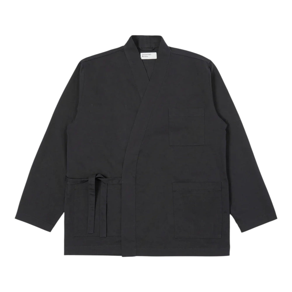 Kimono Universal Works Kioto Work Jacket - Black - Giacche di Universal Works | Francis Concept