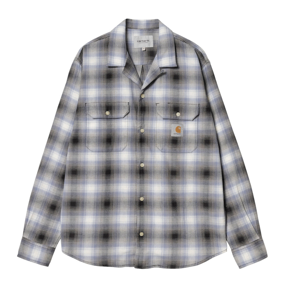 Carhartt Wip L/S Blanchard Shirt - Blanchard Check, Charm Blue Francis Concept