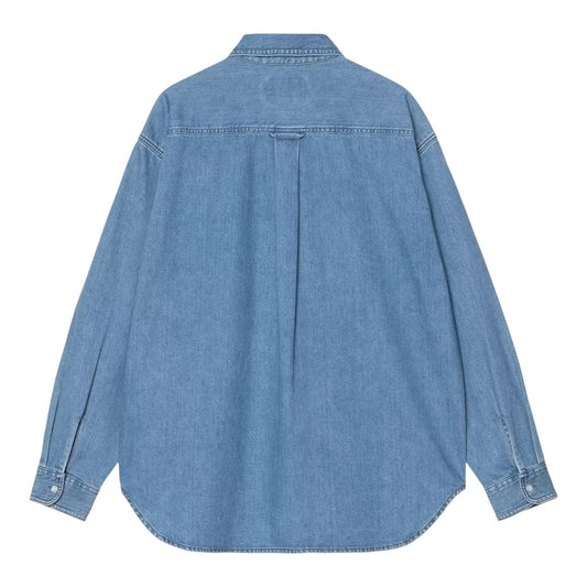 Carhartt Wip L/S Lucas Shirt - Blue Stone Washed Francis Concept