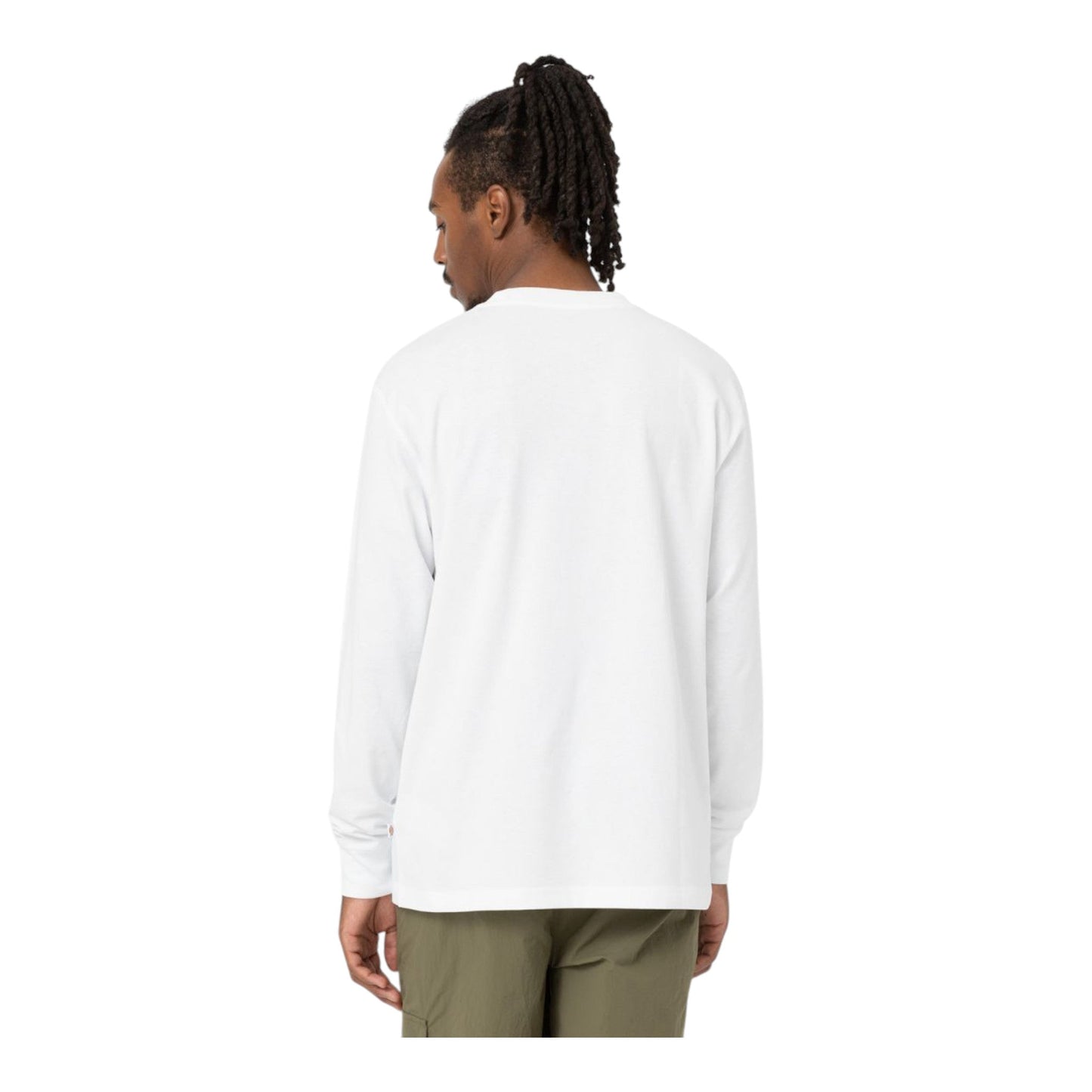Long Sleeve Dickies Luray Pocket Tee - White - Long Sleeve di Dickies | Francis Concept