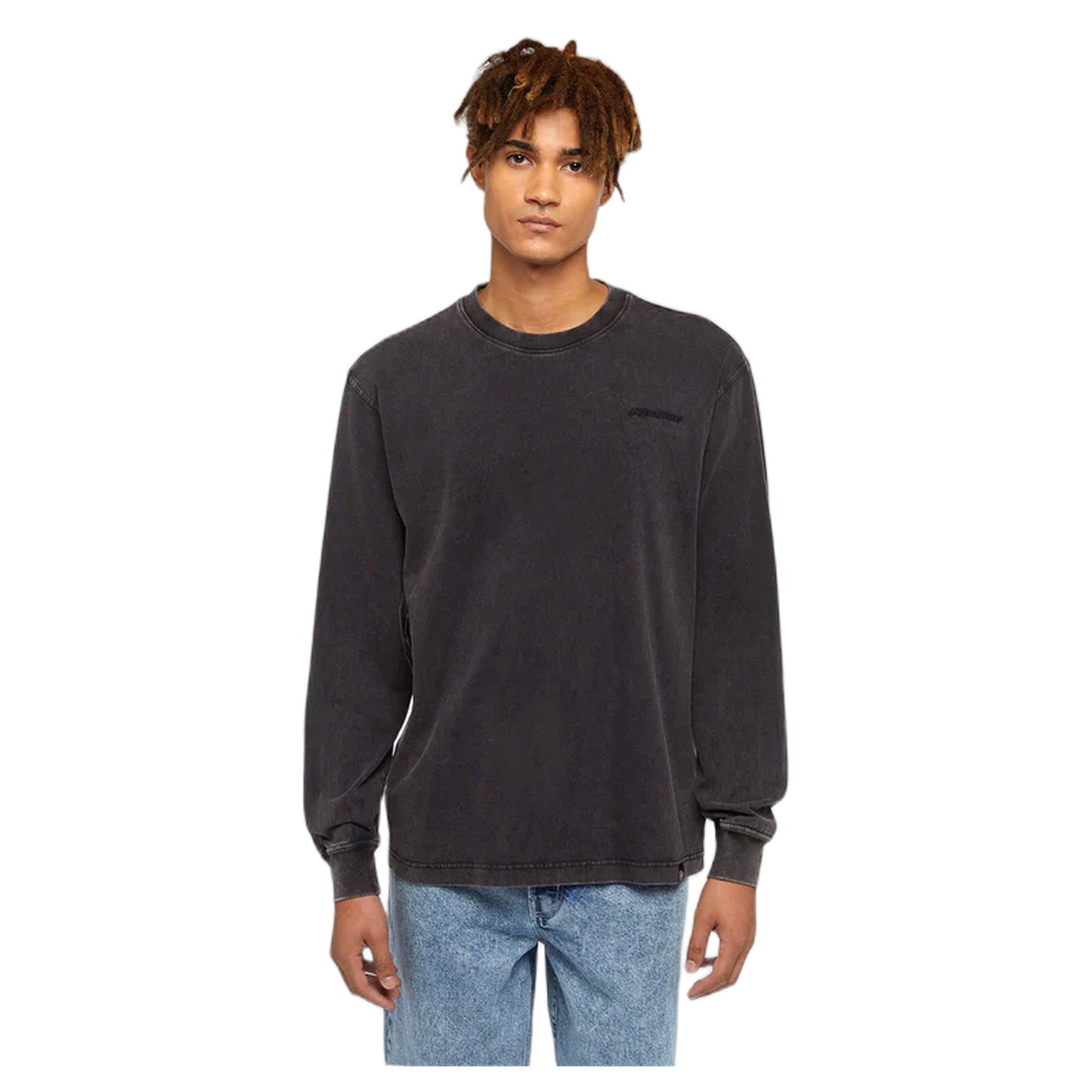 Long Sleeve Plentywood Tee LS - Black - T-Shirt di Dickies | Francis Concept