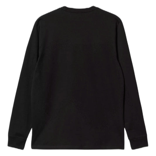Longsleeve Carhartt Wip L/S Pocket T-Shirt - Black-Francis Concept