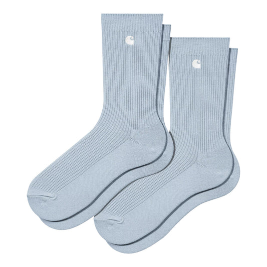 Carhartt Wip Madison Pack Socks - Air Sky / White