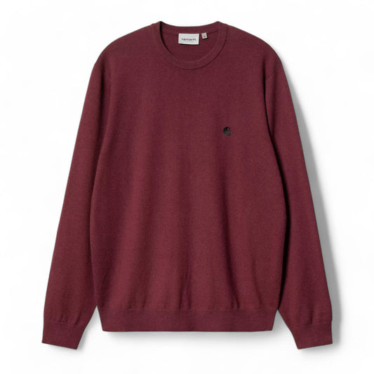 Carhartt Wip Madison Sweater - Malbec / Black Francis Concept