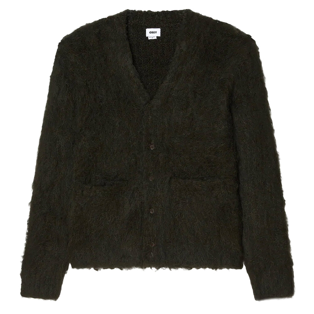 Maglia Obey Patron Cardigan - Rosin - Maglieria di Obey | Francis Concept