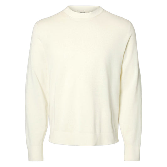 Maglia Selected Homme Torino Ls Knit Crew Neck - Egret-Francis Concept