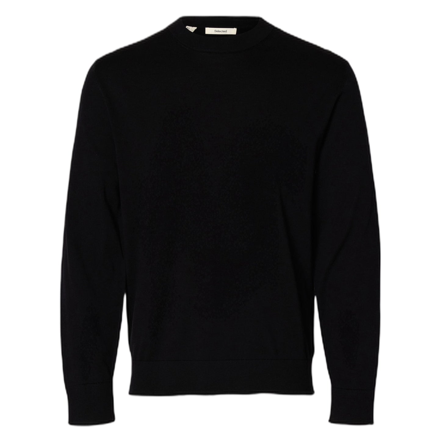 Maglia Selected Homme Torino Ls Knit Crew Neck - Nero-Francis Concept