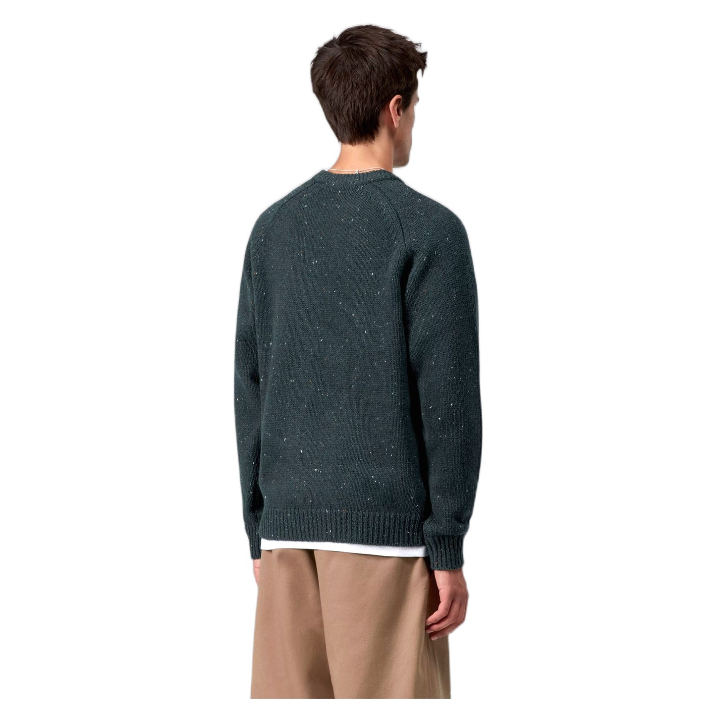Maglione Carhartt Wip Anglistic Sweater - Deep Lagoon - Maglieria di Carhartt Wip | Francis Concept