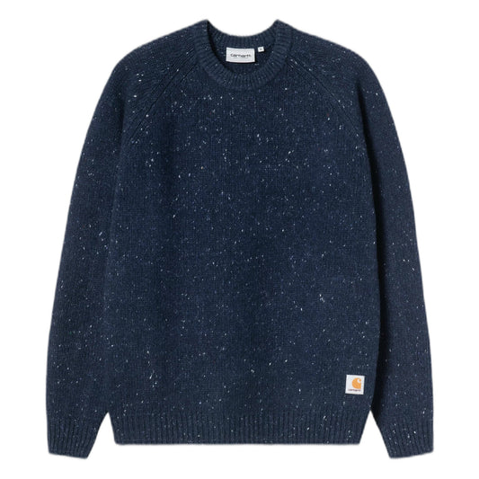 Maglione Carhartt Wip Anglistic Sweater - Speckled Jupiter - Maglieria di Carhartt Wip | Francis Concept