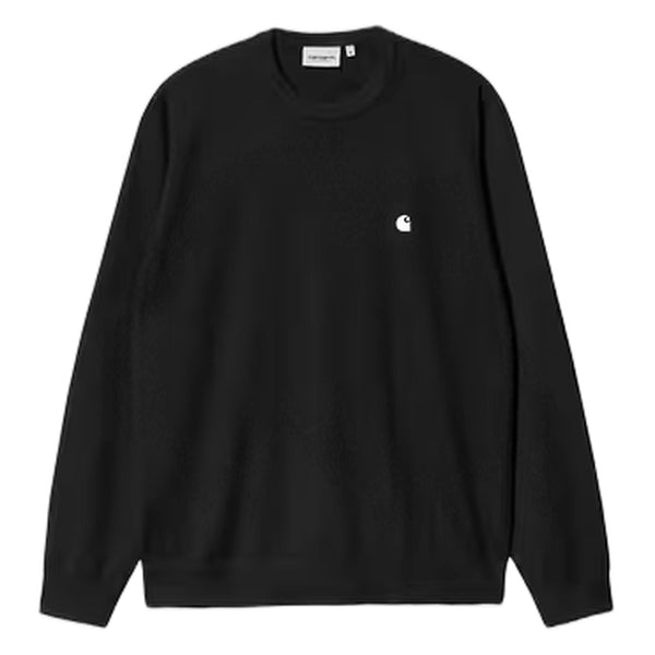 Maglione Carhartt Wip Madison Sweater - Black / Wax - Maglieria di Carhartt Wip | Francis Concept