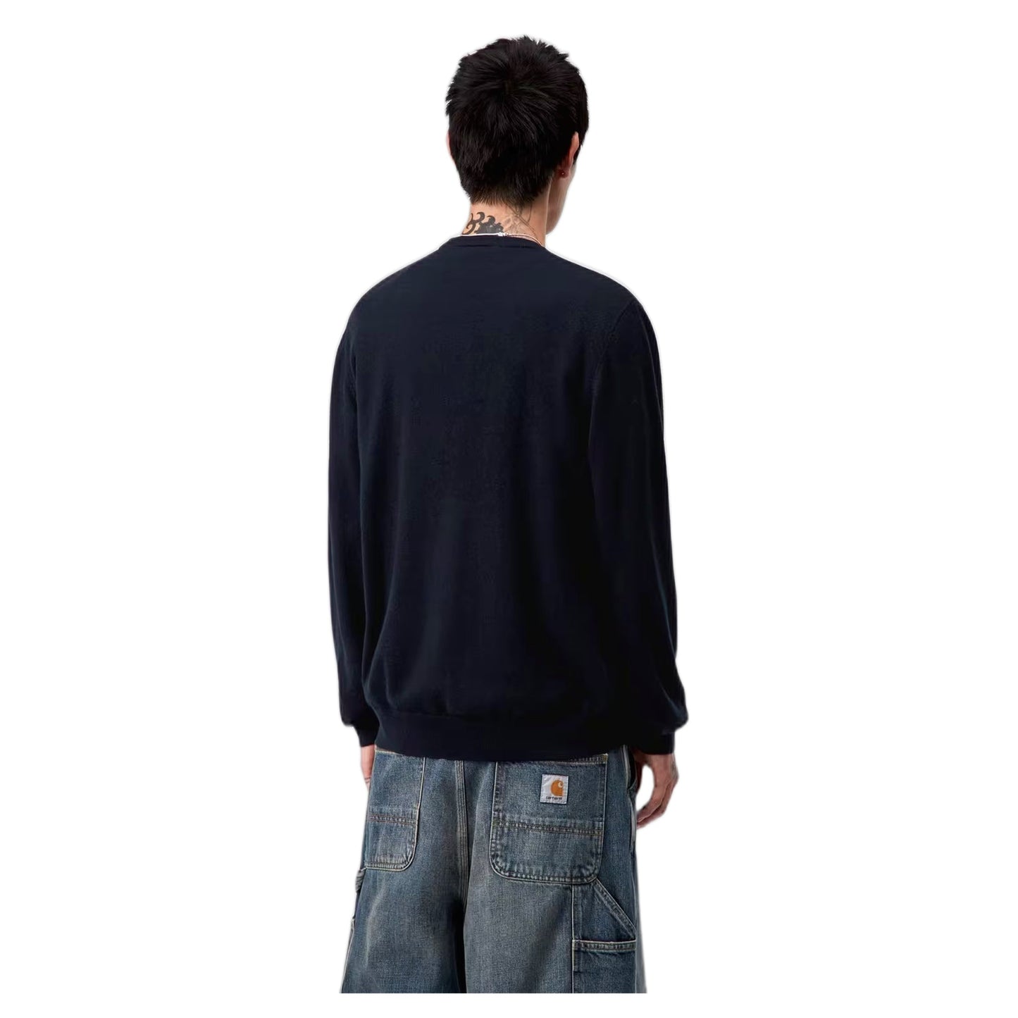 Maglione Carhartt Wip Sweater - Dark Navy / Wax - Maglieria di Carhartt Wip | Francis Concept