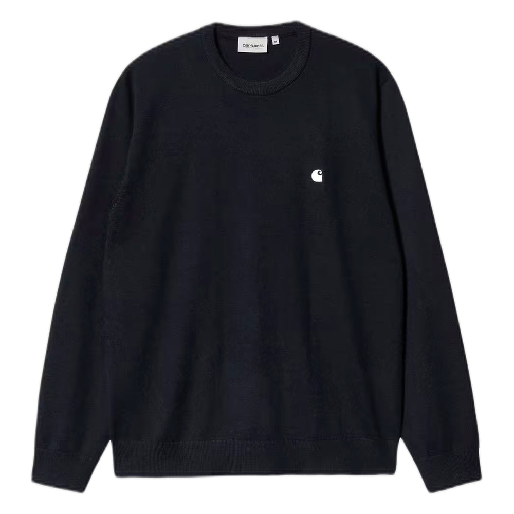 Maglione Carhartt Wip Sweater - Dark Navy / Wax - Maglieria di Carhartt Wip | Francis Concept