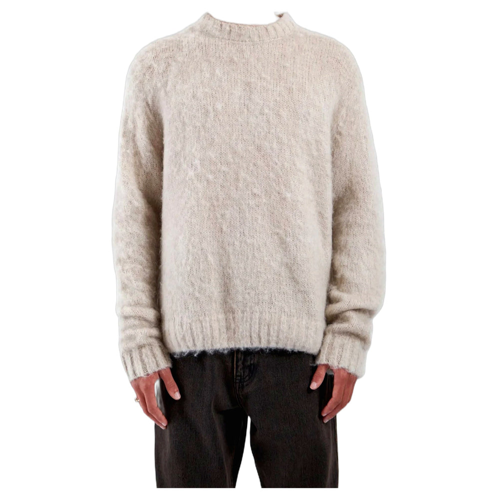 Maglione Dr Denim Mic Sweater - Brushed Silver Lining - Maglieria di Dr.Denim | Francis Concept