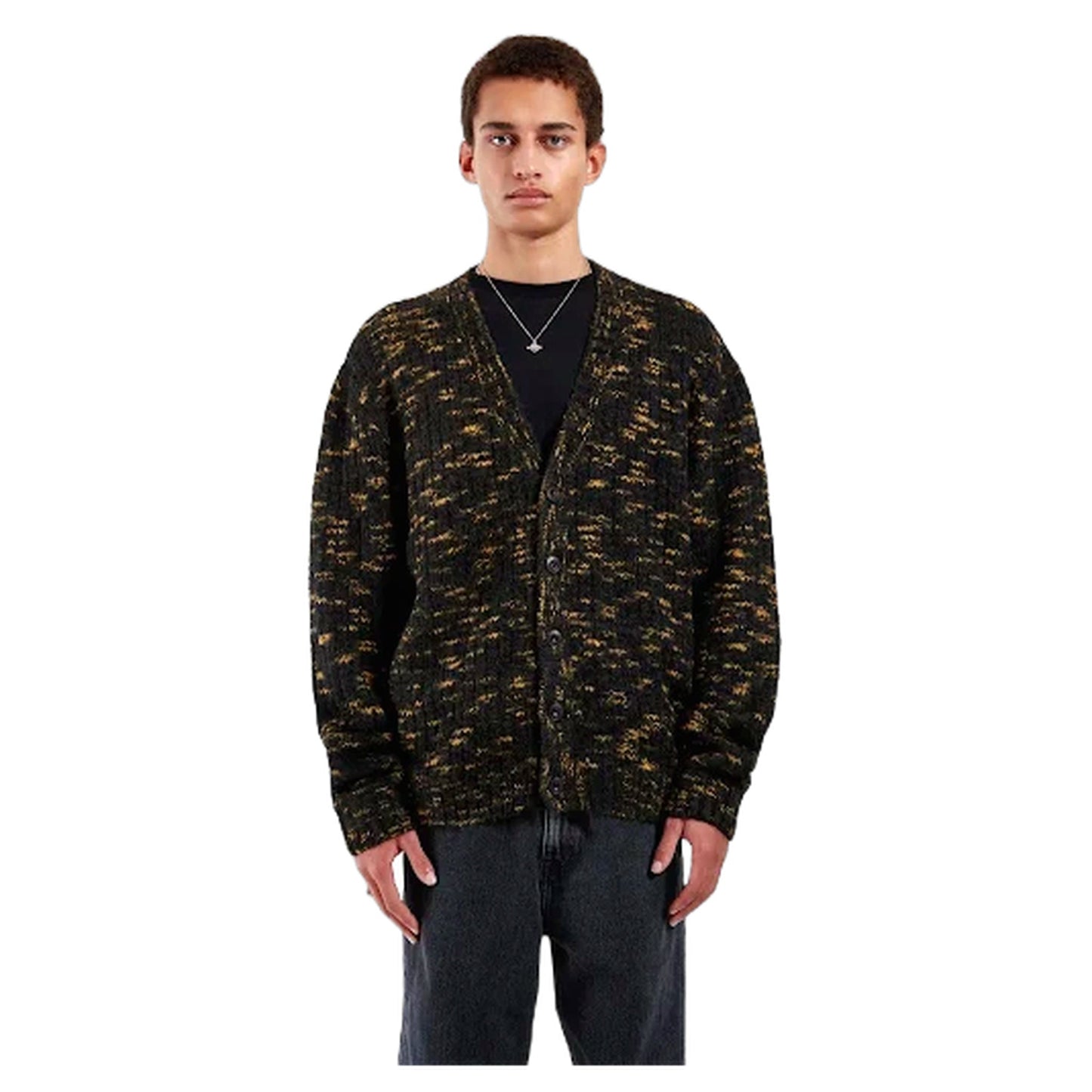 Maglione Dr Denim Tom Cardigan - Space Black - Maglieria di Dr.Denim | Francis Concept