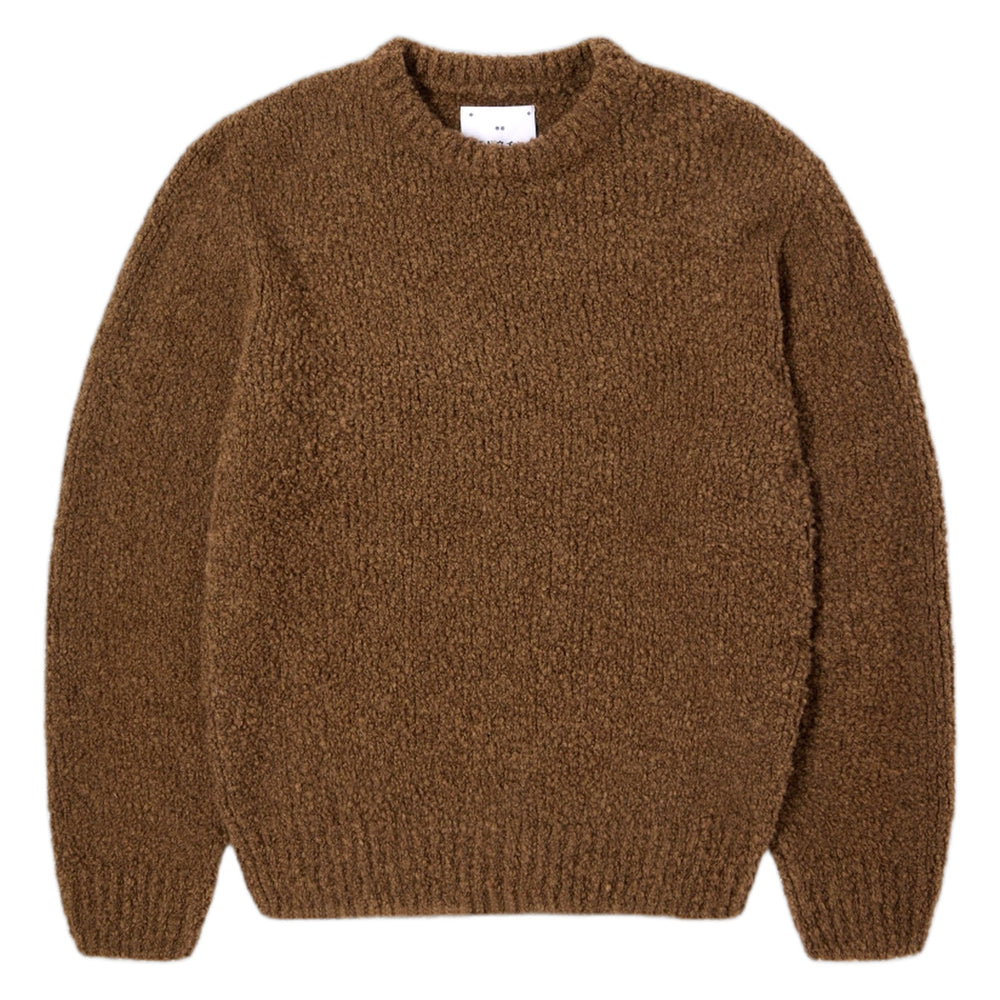 Maglione Edwin Dun Textured Sweater - Taupe - Maglieria di Edwin | Francis Concept