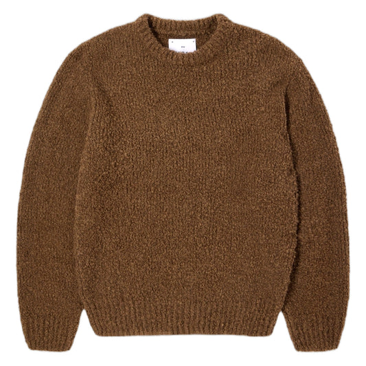 Maglione Edwin Dun Textured Sweater - Taupe - Maglieria di Edwin | Francis Concept
