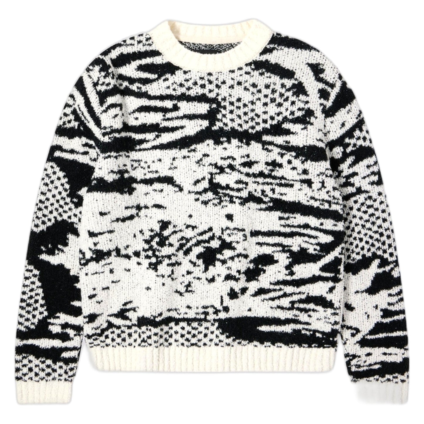 Maglione Edwin Panku Sweater - White/Black - Maglieria di Edwin | Francis Concept