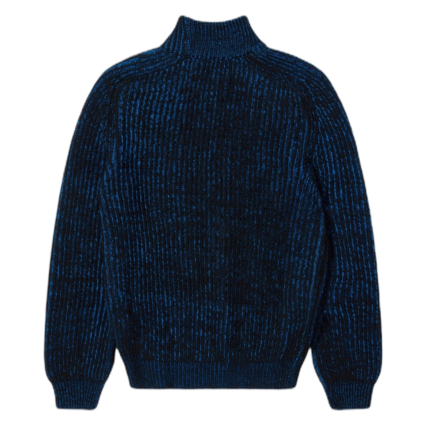 Maglione Edwin Roni High Collar Sweater - Black / Blue - Maglieria di Edwin | Francis Concept