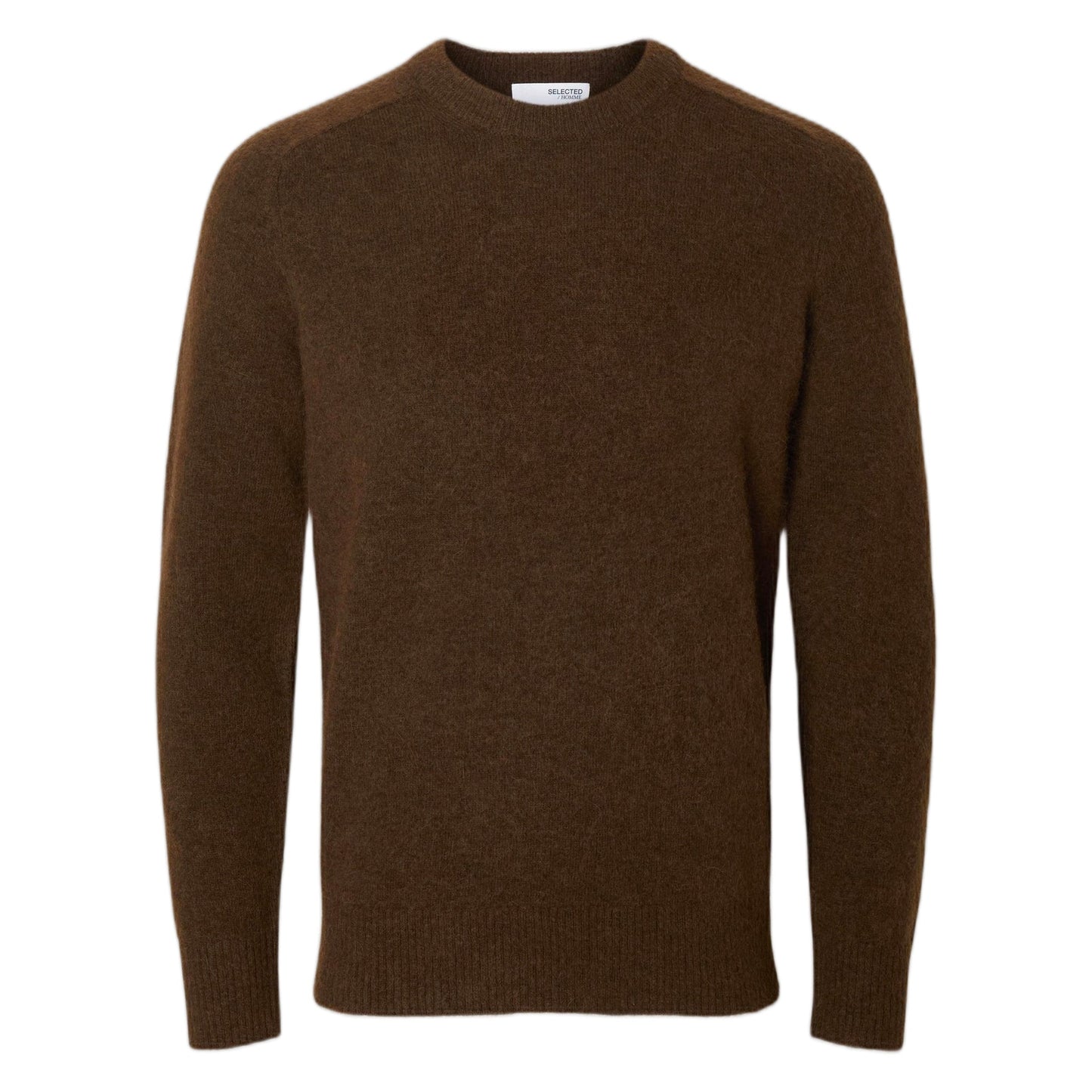 Maglione Girogola Selected Homme Rai Ls Knit Crewneck - Demitasse - Maglioni di Selected | Francis Concept
