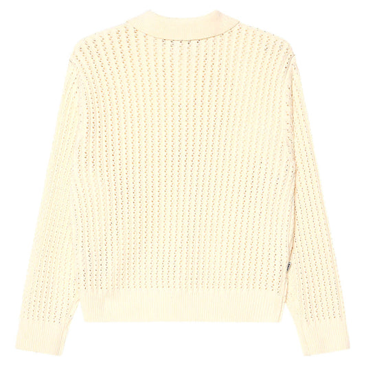 Maglione Obey Duane Polo Sweater - Natural - Maglieria di Obey | Francis Concept